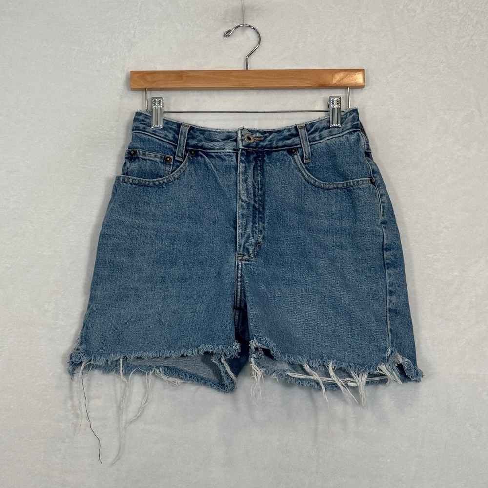 Esprit Blue Denim Cutoff High Waisted Shorts Size 26